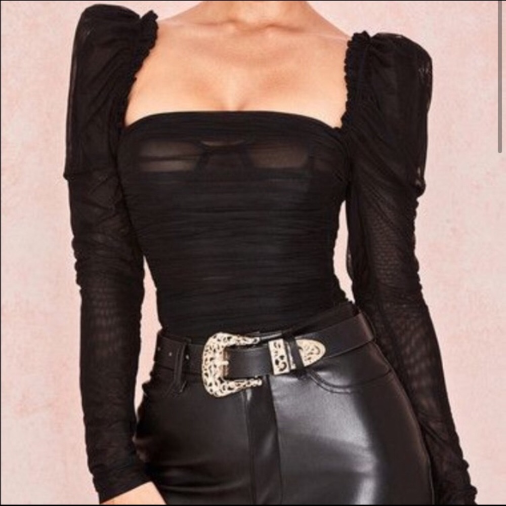House of CB emme ruched bodysuit